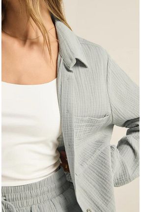ست بالاتنه و پائین تنه خاکی زنانه بافتنی Setoso - کد 835190923
