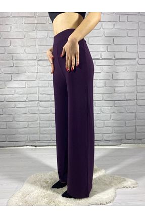 شلوار بنفش زنانه پارچه AYSİ COLLECTİON - کد 685308594