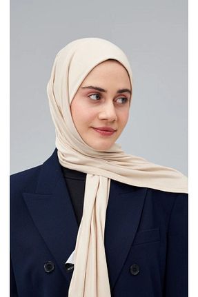 شال بژ زنانه پنبه ای Modakaşmir - کد 835172083