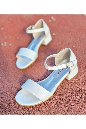 کفش پاشنه بلند کلاسیک بژ بچه گانه پارچه Surpie Shoes - کد 835175306