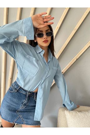 پیراهن آبی زنانه اسلیم BAJAR - کد 835232939