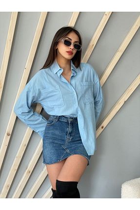 پیراهن آبی زنانه اسلیم BAJAR - کد 835232939