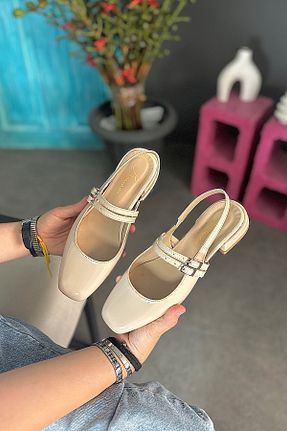 بابت بژ زنانه چرم مصنوعی SHOEBELLAS - کد 835282193