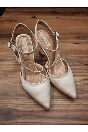 کفش مجلسی بژ زنانه پاشنه نازک Zoom Women Style - کد 743336535