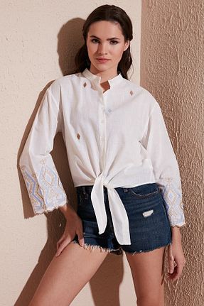 پیراهن نباتی زنانه رگولار Lela - کد 652869202