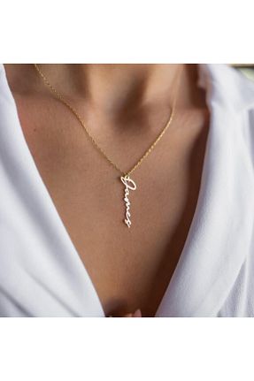 گردنبند نقره زرد زنانه 925 عیار SVİESAJEWELRY - کد 68661775