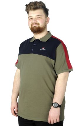 تی شرت خاکی مردانه سایز بزرگ کد 270874904