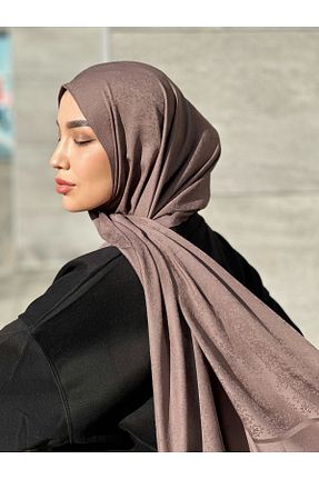 شال قهوه ای زنانه chale monde - کد 805389610