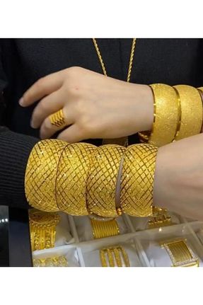 النگو طلائی زنانه 22 عیار barış gold altın kaplama - کد 125374303