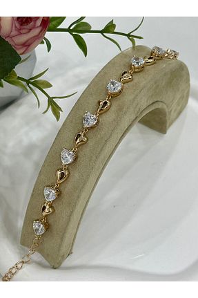 دستبند استیل (فولاد) طلائی زنانه استیل (فولاد) XUPING JEWELRY - کد 834967607