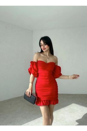 لباس قرمز زنانه بافتنی کد 834969795