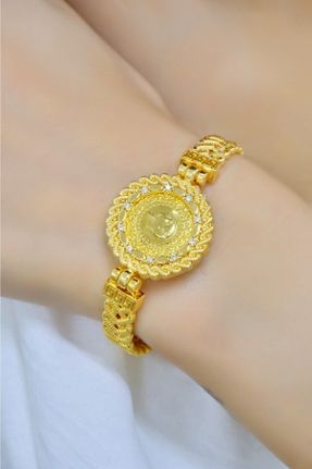 دستبند طلا زرد زنانه کد 703786216