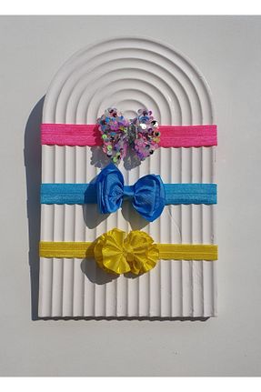 کش سر صورتی بچه گانه الاستین kalben accessories - کد 763820171