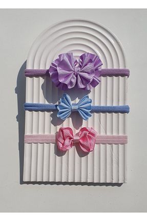 کش سر بنفش بچه گانه الاستین kalben accessories - کد 763838263