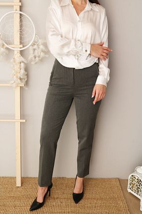 شلوار طوسی زنانه پارچه Dressi - کد 780112892