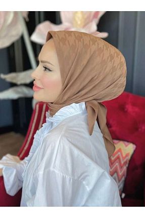 روسری قهوه ای İpek Jakar VALOR - کد 835200475