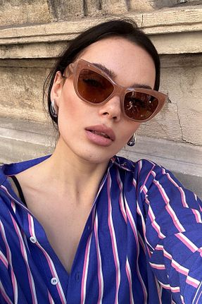 عینک آفتابی بژ زنانه UV400 REN EYEWEAR - کد 806901127