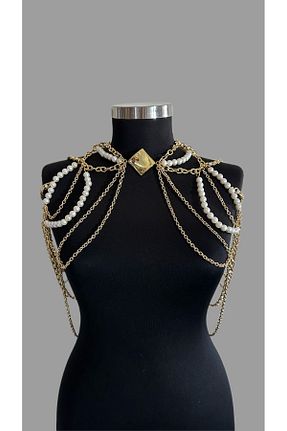 اکسسوری بدن طلائی زنانه روکش پلاتینیوم Maiden design - کد 772643943