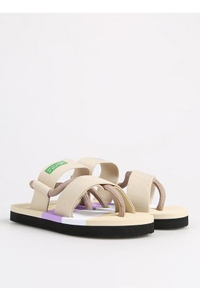 دمپائی بژ زنانه پارچه ای Benetton - کد 835349031