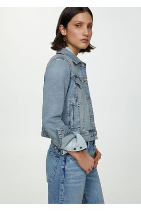 کت آبی زنانه رگولار MANGO - کد 822181638