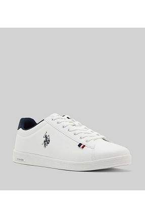 کفش اسنیکر سفید مردانه بند دار U.S. Polo Assn. - کد 833117309