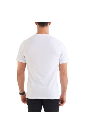 تی شرت سفید مردانه رگولار کد 824273238