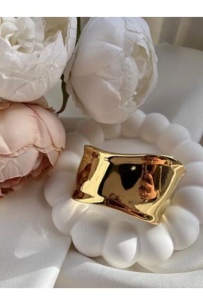 دستبند استیل (فولاد) طلائی زنانه استیل (فولاد) İREM YILDIZ - کد 824258440