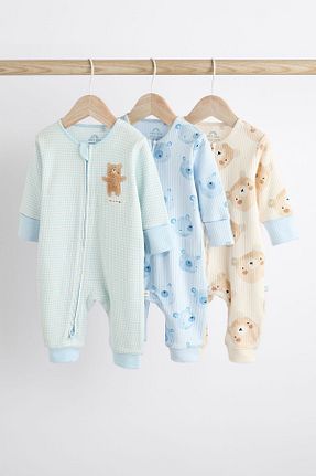 سرهمی خواب آبی بچه گانه پنبه ای Next Baby - کد 826954725