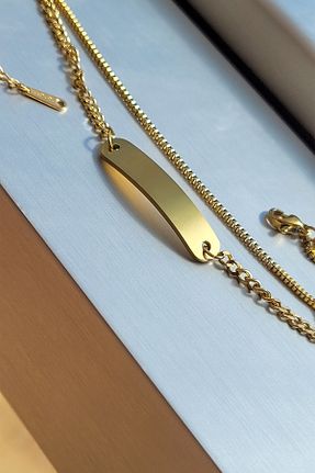 دستبند استیل (فولاد) طلائی زنانه استیل (فولاد) artemis gümüş - کد 831079696