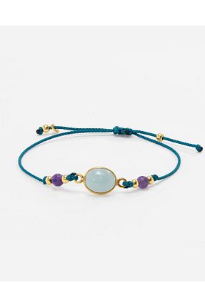 دستبند نقره سبز زنانه 925 عیار MEKS JEWELS - کد 833067175
