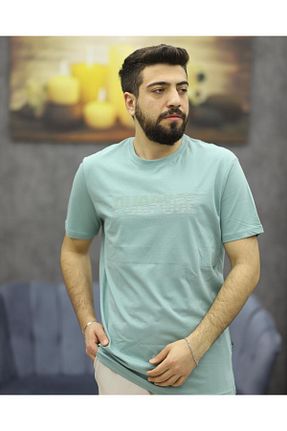 تیشرت سبز مردانه اسلیم فیت pooll park - کد 835498287