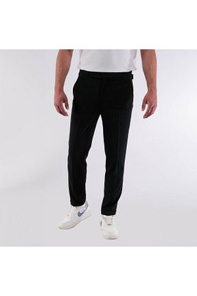 شلوار مشکی مردانه پنبه - پلی استر - الاستین GLR - کد 828107293