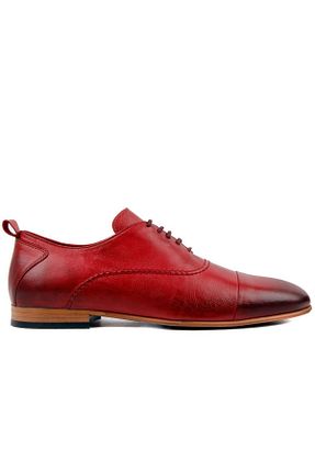 کفش کژوال زرشکی مردانه چرم خالص Sail Lakers - کد 2893364