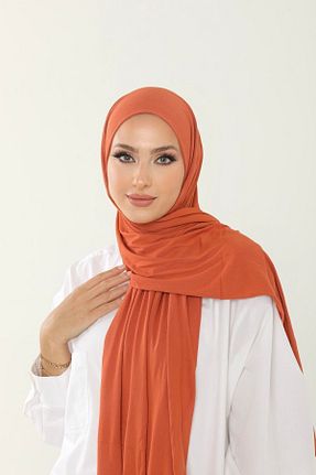 شال نارنجی زنانه ویسکون Beyzak - کد 358923295