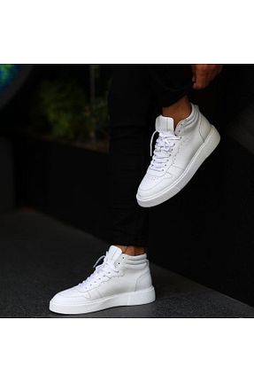 کفش کژوال سفید زنانه چرم خالص Sail Lakers - کد 366817255