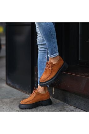 کفش کژوال قهوه ای مردانه جیر پاشنه کوتاه ( 4 - 1 cm ) پاشنه ساده کد 708236633