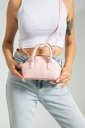 کیف دوشی صورتی زنانه چرم مصنوعی Valu Accessorize - کد 748577619