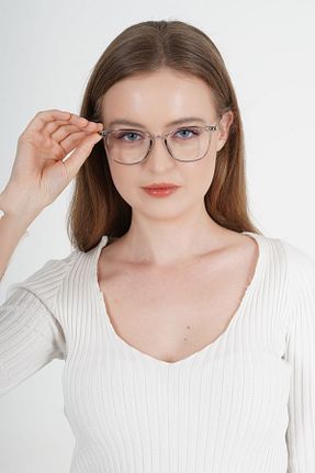 عینک محافظ نور آبی نارنجی زنانه شیشه LOOKUP NEW - کد 834259167