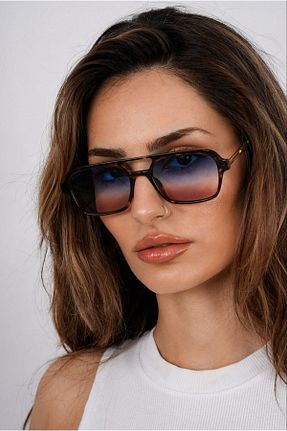 عینک آفتابی قهوه ای زنانه UV400 roscoe - کد 835563857