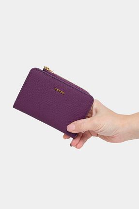 کیف پول بنفش زنانه ابعاد کوچک REWİNA - کد 835566598