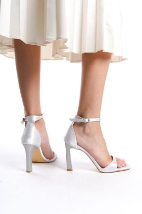 کفش مجلسی زنانه چرم مصنوعی پاشنه نازک پاشنه بلند ( +10 cm) کد 799123187