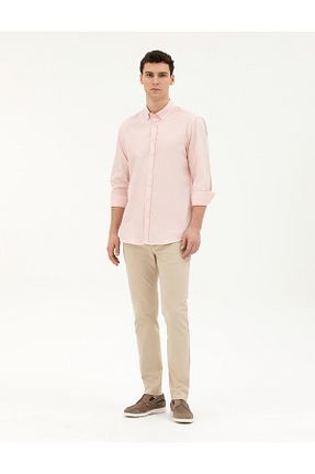 شلوار بژ مردانه پارچه Pierre Cardin - کد 835665643