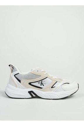 کفش اسنیکر سفید مردانه بند دار Calvin Klein - کد 835671928