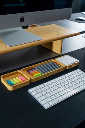 نظم دهنده رو میزی قهوه ای Woodsuppco - کد 450307089