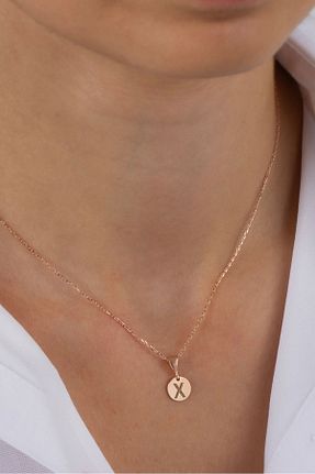 گردنبند نقره صورتی زنانه 925 عیار Lieza - کد 833582362