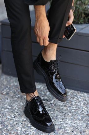 کفش کلاسیک مشکی مردانه پاشنه کوتاه ( 4 - 1 cm ) کد 381561998