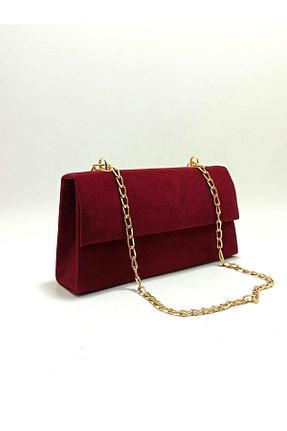 کیف مجلسی زرشکی زنانه جیر dizaynbag - کد 376421988