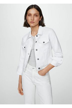 کت سفید زنانه رگولار MANGO - کد 822181401