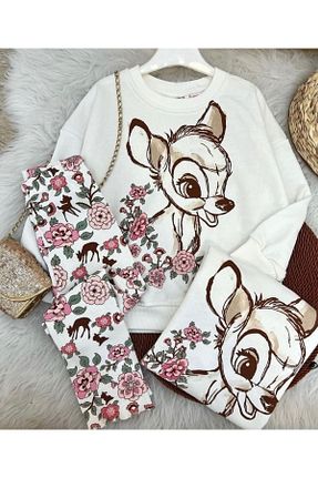 ست بالاتنه و پائین تنه بژ بچه گانه بافتنی OLALASKIDS - کد 777120859
