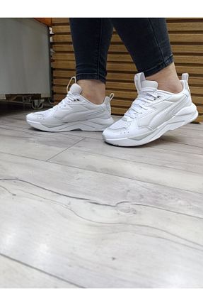 کفش اسنیکر صورتی زنانه بند دار Puma - کد 835382851